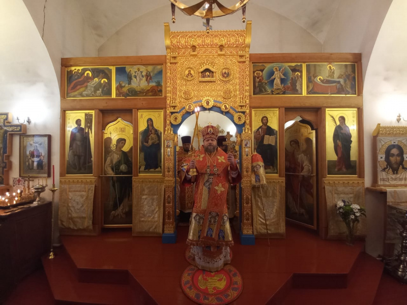 Епископ Серафим совершил Божественную литургию в храме святой мученицы Татианы