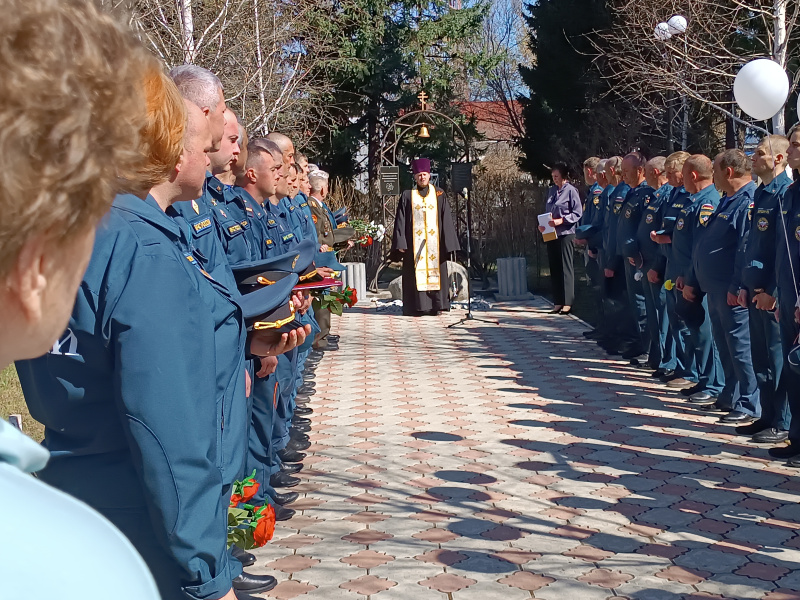 Настоятель храма Казанской иконы Божией Матери села Советское принял участие в мероприятии, посвященном 40-летию аварии на Чернобыльской АЭС 