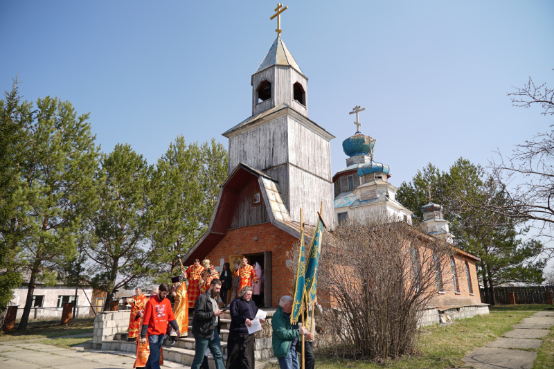 Храм великомученика Георгия Победоносца села Заводское Троицкого района