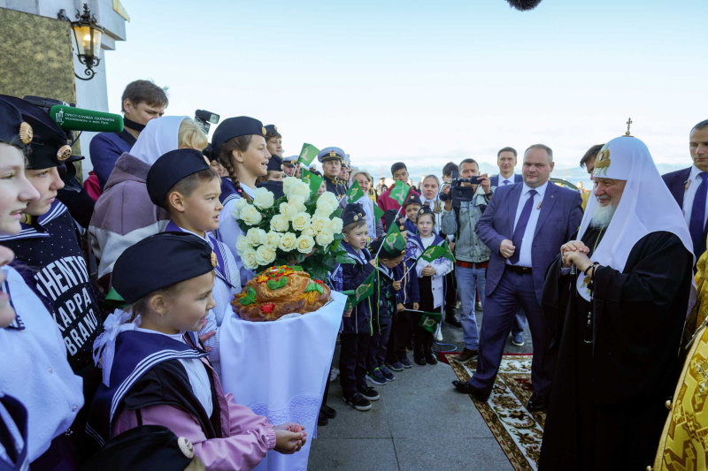 15-17 сентября состоялся Первосвятительский визит Святейшего Патриарха Кирилла на Камчатку