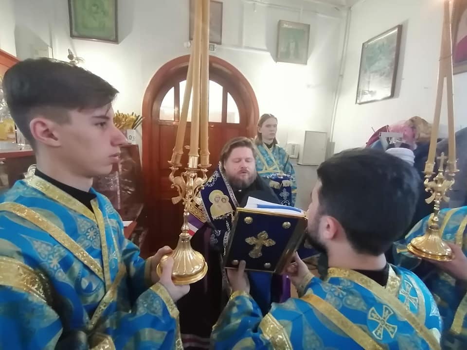 Архиерейское богослужение в селе Советское