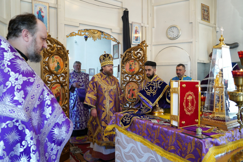 Архиерейское богослужение в селе Соколово 