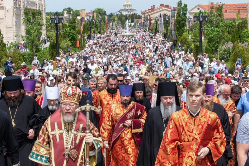 В Крыму впервые отметили День крещения равноапостольного князя Владимира с его дружиной в Херсонесе