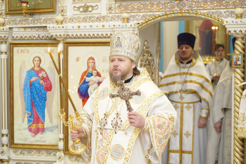 Епископ Серафим совершил Божественную литургию в праздник Обрезания Господня