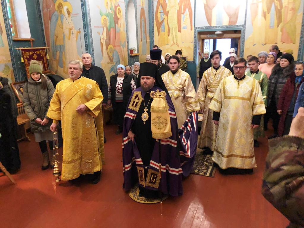 Архиерейское Богослужение в храме преподобного Сергия Радонежского с.Верх-Катунское Бийского района