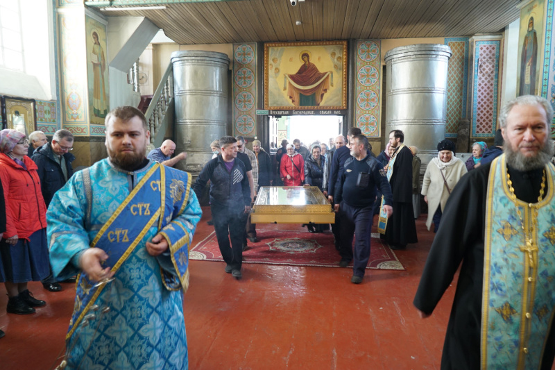 Коробейниковская икона прибыла в Успенский кафедральный собор 