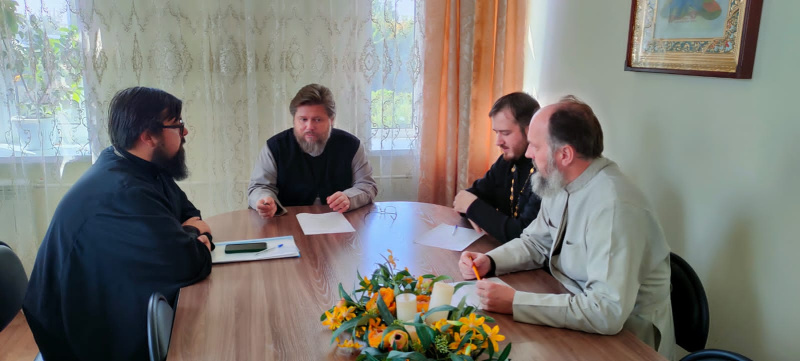 В Епархиальном управлении прошло рабочее совещание по проведению Крестовоздвиженской ярмарки