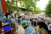 В Успенском Псково-Печерском монастыре состоялись торжества в честь престольного праздника и 550-летия обители
