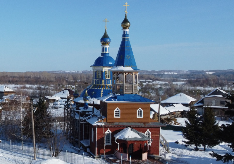 Храм Успения Пресвятой Богородицы села Новиково Бийского района